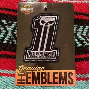NEW Harley-Davidson Dark Cstom #1 Emblem